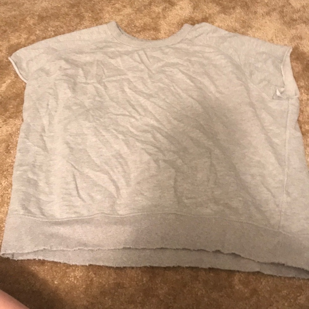 Free people cut off sweatshirt